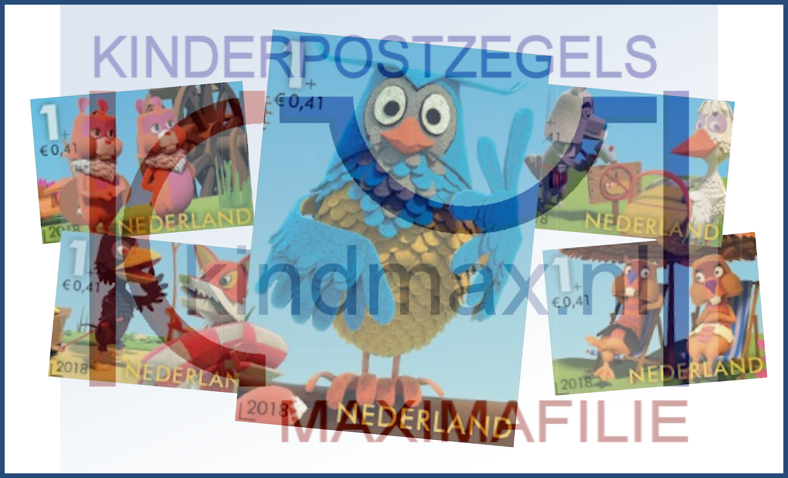 Kinderbedankkaart Kinderbedankkaarten 2018 VKM SKN Stichting Kinderpostzegels Vereniging voor en Maximafilie